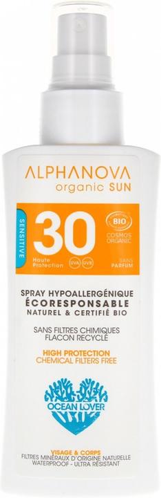 Immagine prodotto Alphanova SUN Spray Travel SPF30 liq ipoallergenico (Spray solare, SPF 30, 90 g)