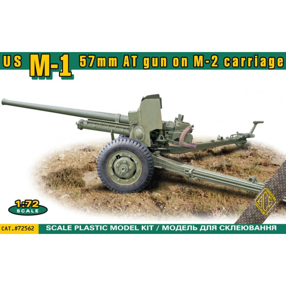 Ace US M-1 57mm AT gun on M-2 carriage
