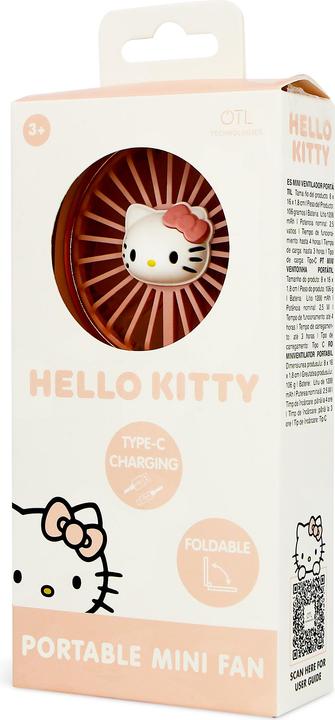 Productafbeelding OTL Uitklapbare ventilator voor kinderen met borstelloze motor en 2 snelheidsniveaus, lange looptijd