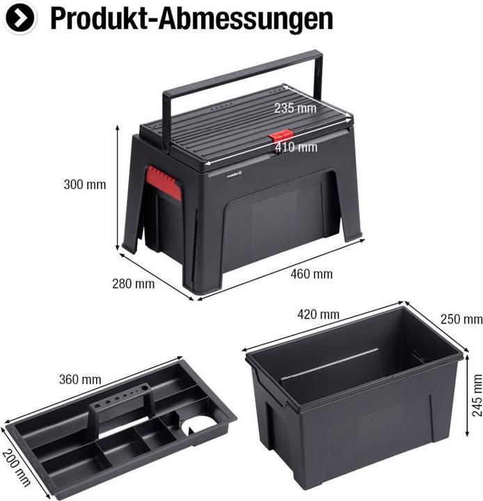 Actual product image Metafranc Step stool 3 in 1 (46 cm)
