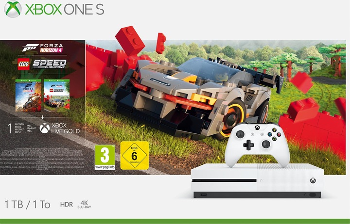 Actual product image Microsoft Xbox One S - Forza Horizon 4 Lego Bundle