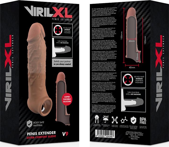 Produktbild Virilxl Extension De Pene Liquid Silicone V9 Marr?N