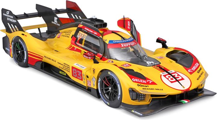 Produktbild Bburago Ferrari 499P 2024 1/18 gelb