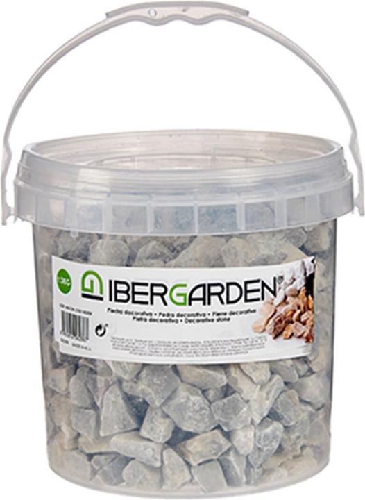 Actual product image Ibergarden Deko-Steine 3 Kg Hellgrau (4 Stück)
