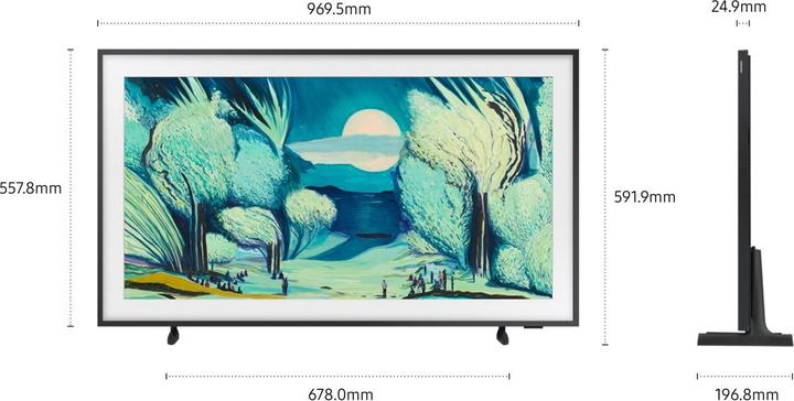 Produktbild Samsung TV QE43LS03FAUXXH Lifestyle Rahmen TV (43", QLED, 4K, 2025, EU)
