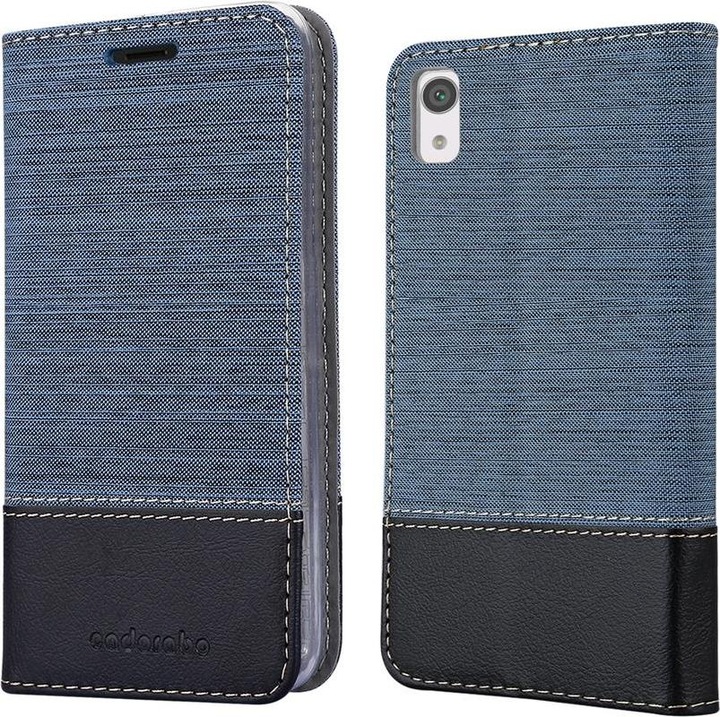 Produktbild Cadorabo Book Jeans Optik Cover (Sony Xperia XA1)