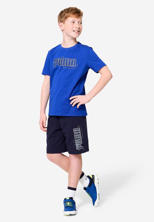 Produktbild Decathlon T-Shirt Kinder Baumwolle - Print blau (176)