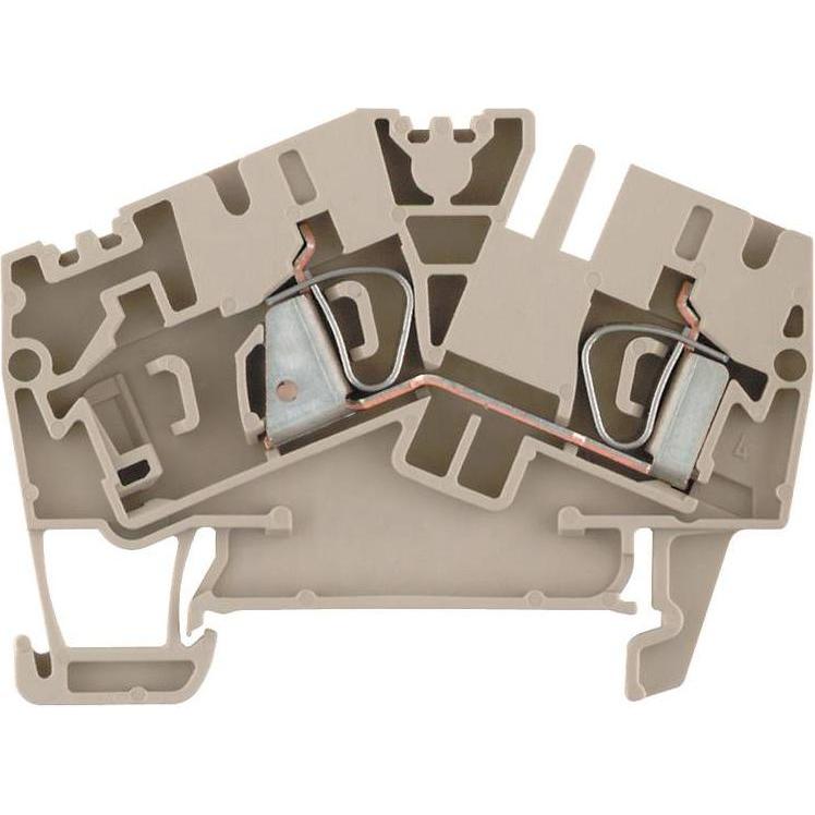 Weidmüller Durchgangsklemme, Elektronikzubehör + Gehäuse, Beige