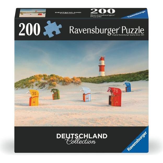 Ravensburger Leuchtturm hinter der Düne auf Borkum (200 Teile)
