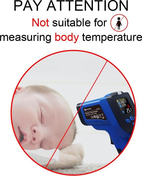 Produktbild Ketotek Infrarot Thermometer