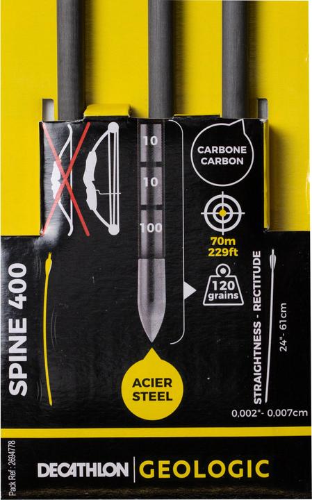 Actual product image Geologic Arrow target shooting carbon 3-pack