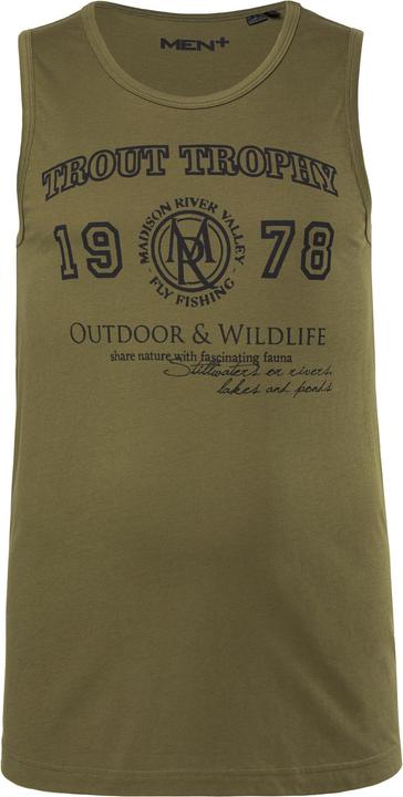 Produktbild Men+ Tanktop, Unterhemd, Print, Rundhals (XXL)