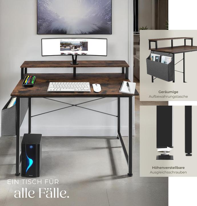 Image du produit tectake Bureau (120 x 60 x 90 cm)