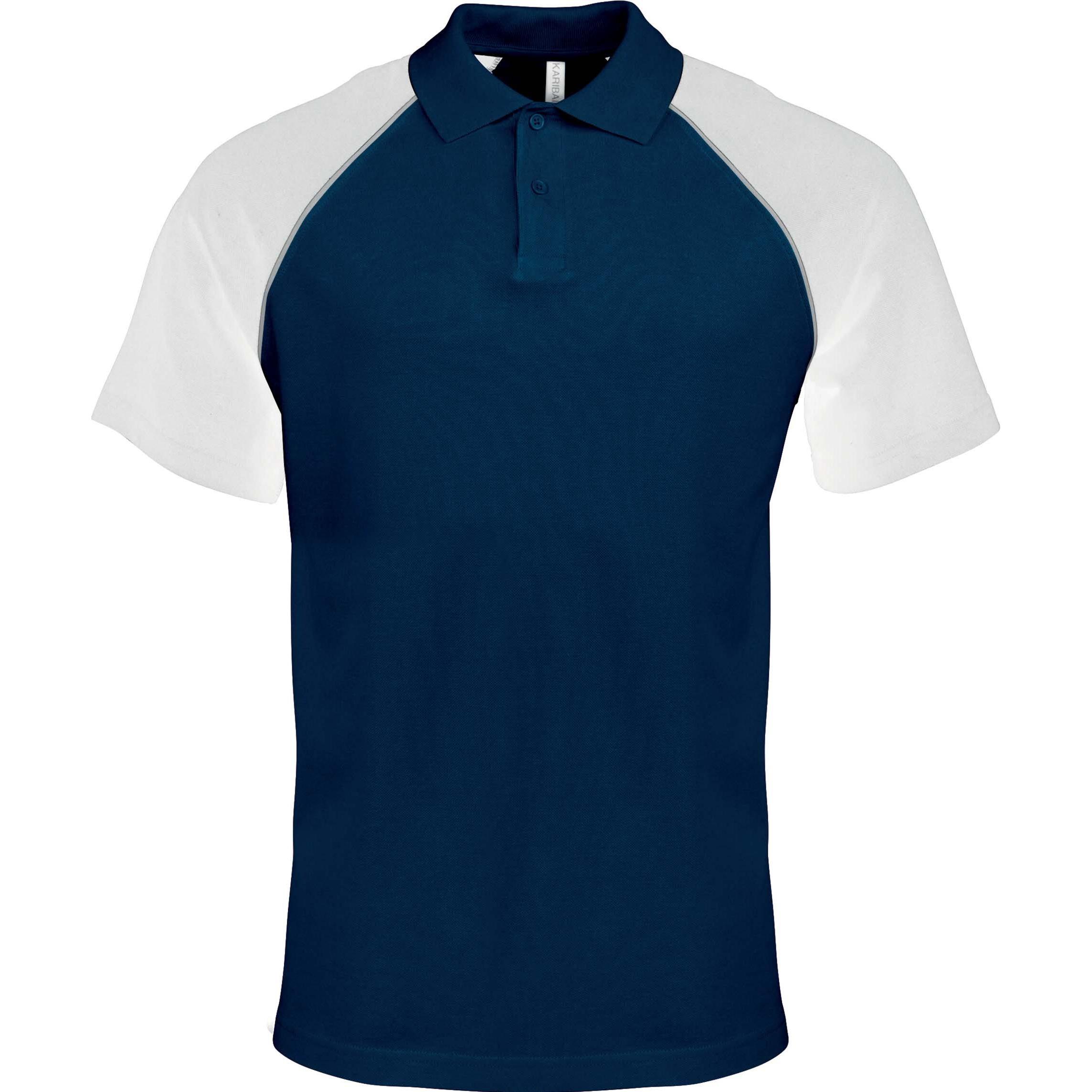 Kariban, Herren, Shirt, Baseball, Blau, (L)