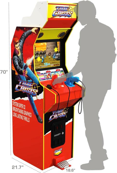 Actual product image Arcade1Up Time Crisis Deluxe 4- in-1 Wifi