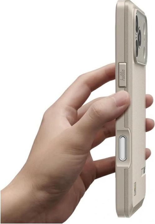 Produktbild Spigen - Classic LS MagFit (ACS10479) - iPhone 17 Pro - Stone (Apple iPhone 17 Pro)