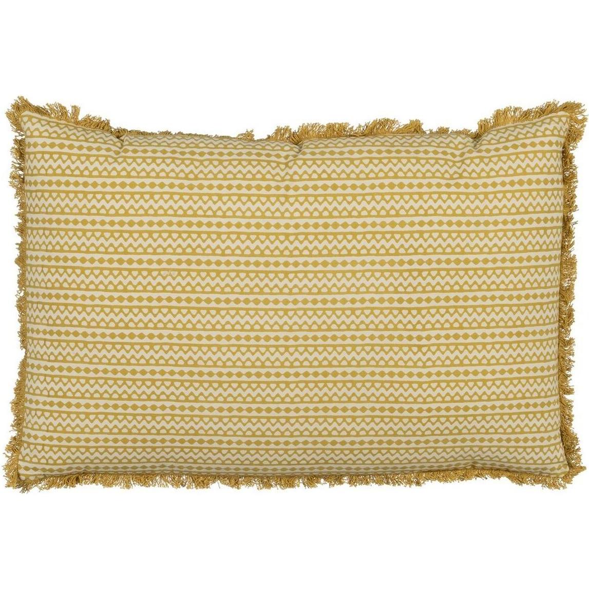 Natec, Dekokissen, Kissen Baumwolle Beige Senf 60 x 40 cm (60 x 40 cm)