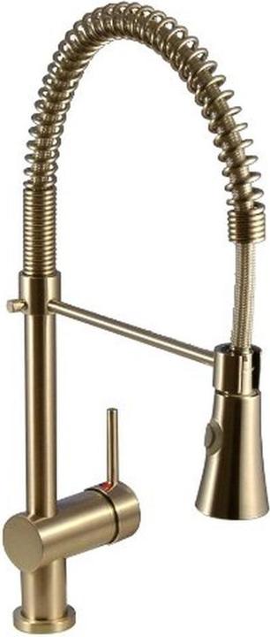 Image du produit Schütte Robinet Cuisine CORNWALL Robinet d'évier à ressort en acier inoxydable Pivotant 79155