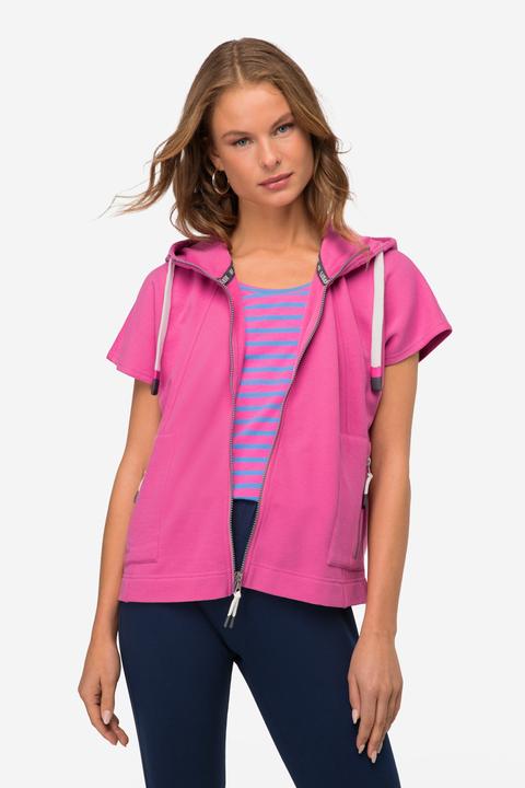Produktbild Laurasøn Kapuzen-Weste, oversized, Zipper, Zipptaschen (L)