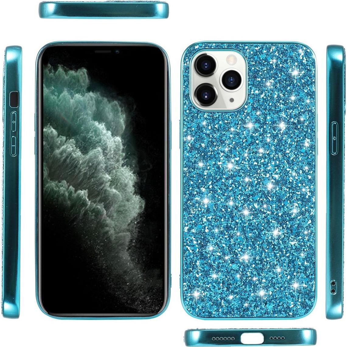 Thumbnail - König Design Schutz Handy Hülle für Apple iPhone 15 Case Cover Glitzer Bumper Etuis Tasche (Apple iPhone 15), Smartphone...