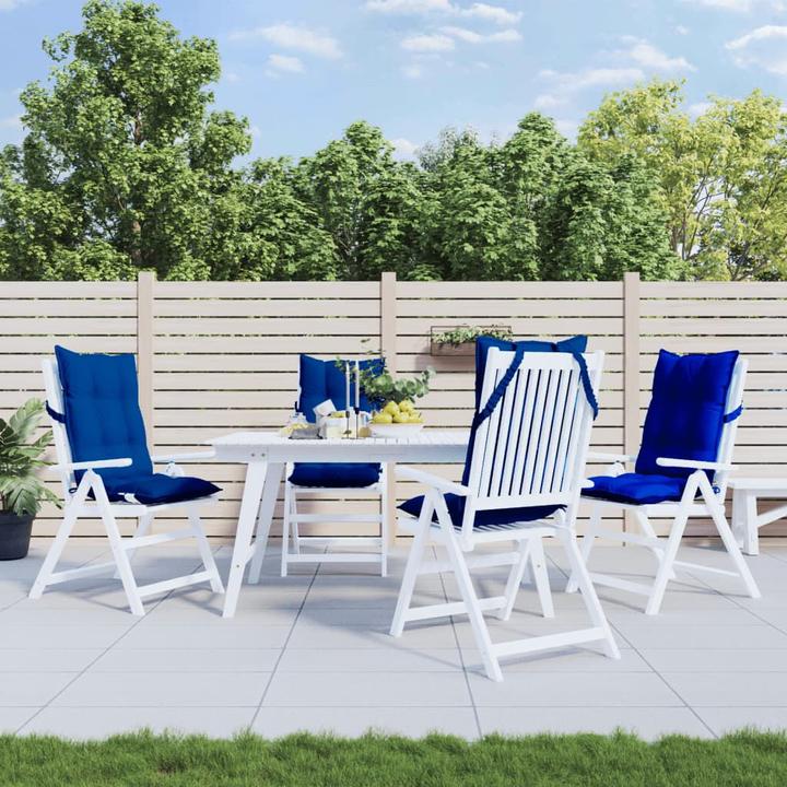 Produktbild vidaXL Hochlehner-Auflagen 4 Stk. Oxford-Gewebe (120 x 50 x 7 cm)