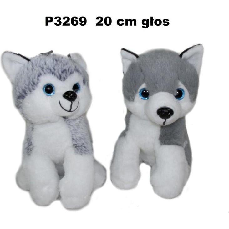 Sunday Bikes Husky-Hund mit Stimme 20cm MIX (20 cm)