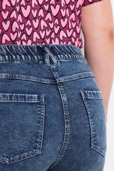 Image du produit Ulla Popken Jean Sarah en jersey, jambe étroite et taille confortable (48)