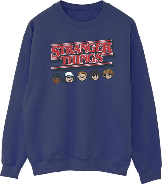 Produktbild Netflix Stranger Things Caricature Logo Sweatshirt (M)