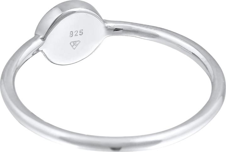Actual product image Elli Ring Solitaire Stacking Ring Enamel 925 Silver (52, 925 Silver)