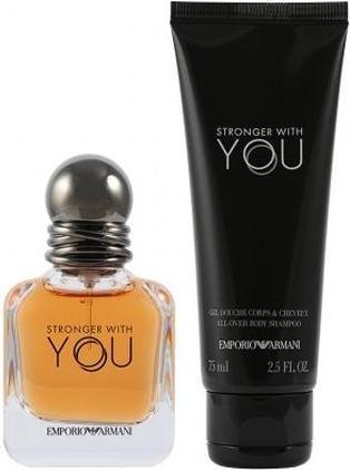 Actual product image Giorgio Armani Stronger With You Set Eau de Toilette 50ml + Shower Gel 75ml (Fragrance set)
