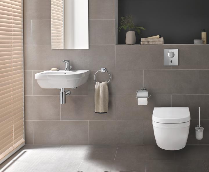 Actual product image Grohe Hand-rinse basin EURO CERAMIC 1 HL m ÜL 450x396mm awe (396 mm, 450 mm)