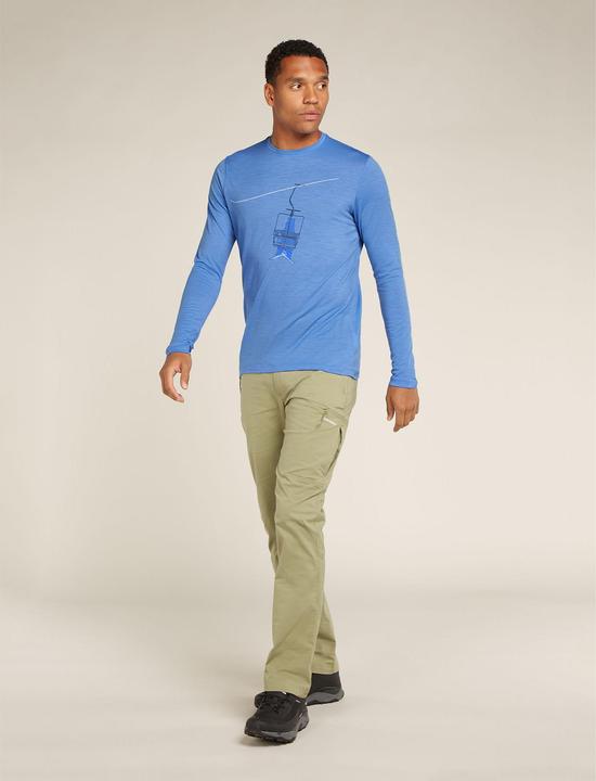 Actual product image Icebreaker Merino 150 Tech Lite L/S Tee Bear Lift (L)