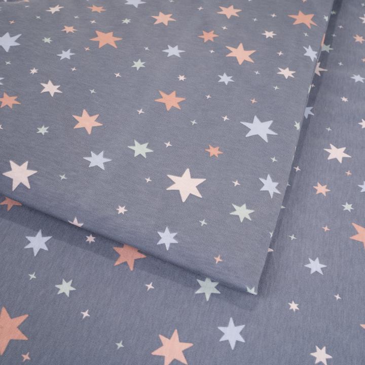 Immagine prodotto Julius Zöllner Biancheria da letto in jersey - 80/80+35/40 - Stelle brillanti