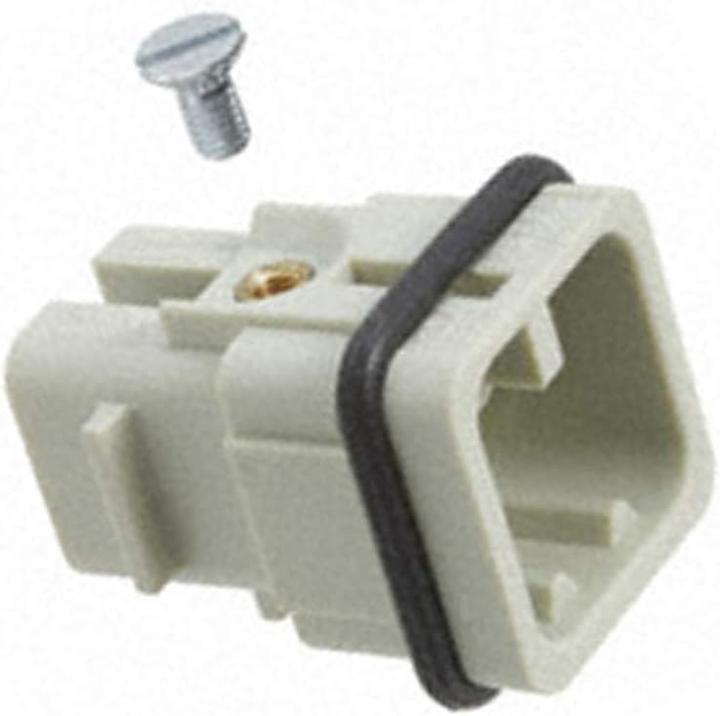 Actual product image Harting 09360083001 Connector: right-angled male Han Q PIN: 8 size 3A