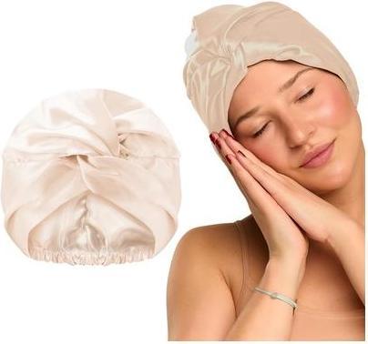 Glov Sleeping Cap Women's Satin Hair Cap for Night Use