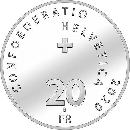 Produktbild Swissmint Silber Roger Federer - 20 g (835, 2021)