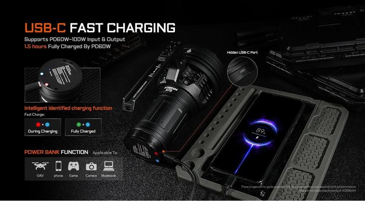 Produktbild AceBeam X75 XHP70.2 HD (17.60 cm, 80000 lm)