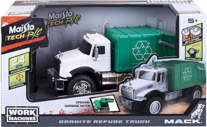 Actual product image Maisto RC Mack garbage truck 2.4GHz