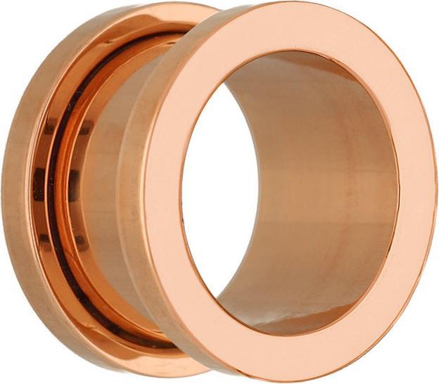 Produktbild Star Piercing Flesh Tunnel rosegold (ohne Messing, Chirurgenstahl 316L)