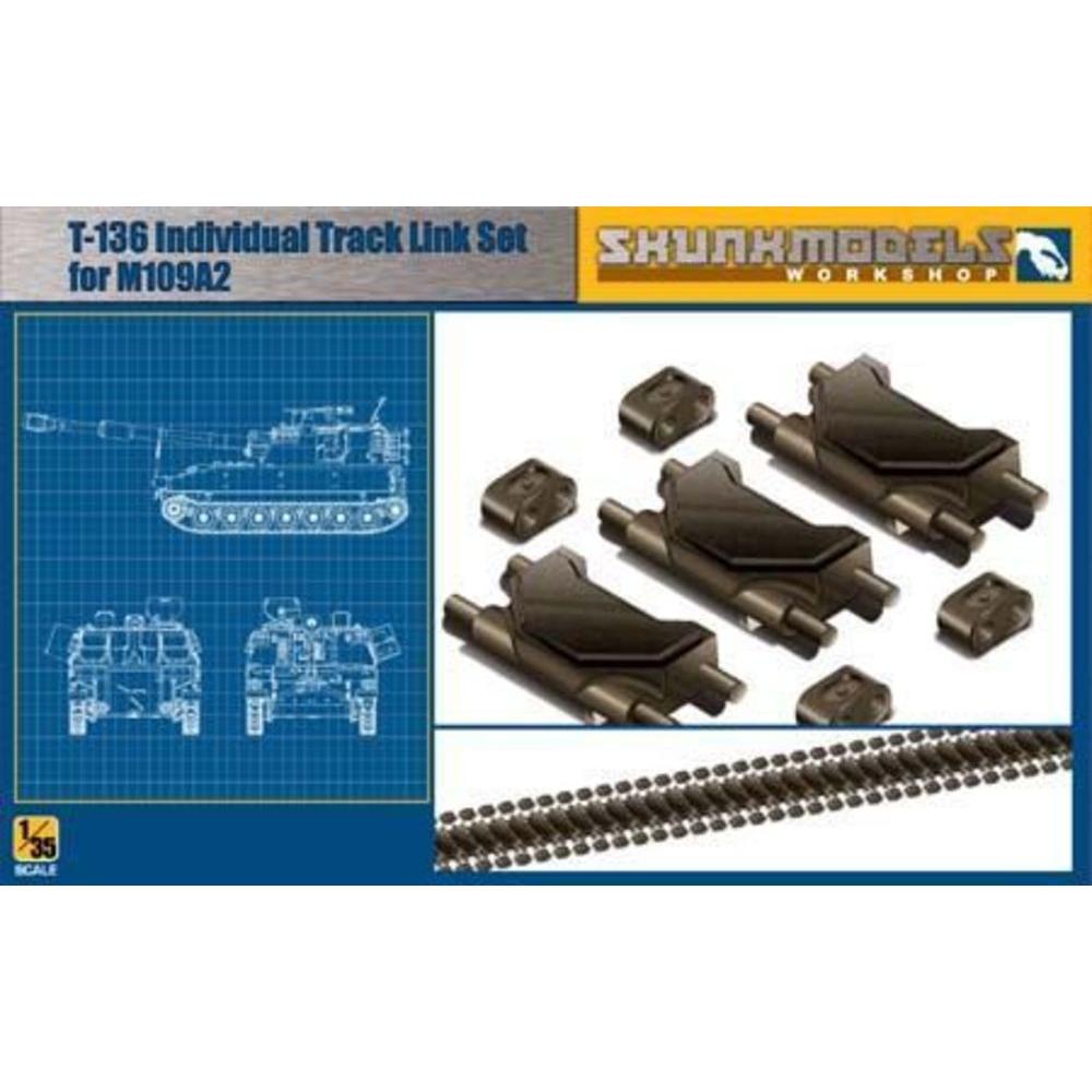 Skunkmodels Workshop T-136 TRACK LINK FOR M109A2