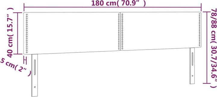 Image du produit VidaXL Parker (180 x 5 x 88 cm)
