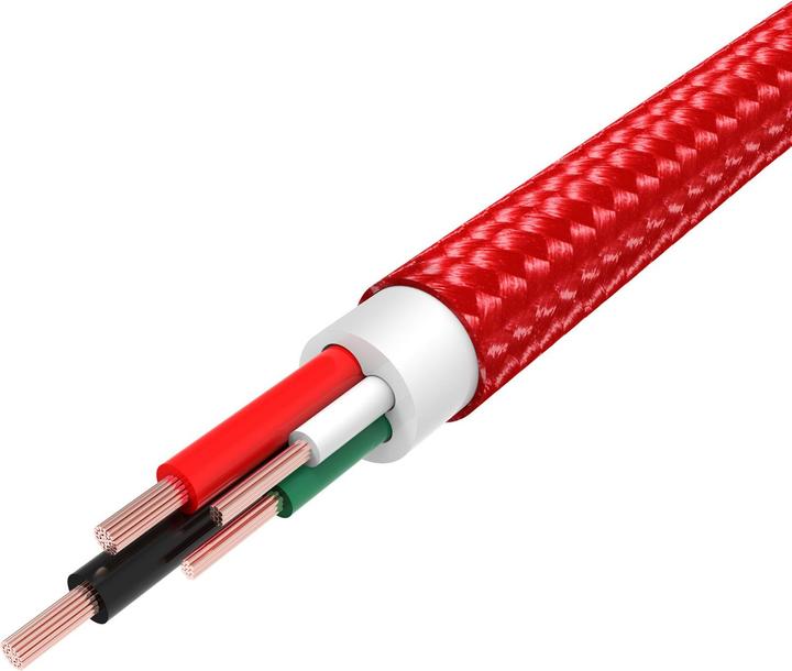 Produktbild PhoneLook Langes Ladekabel (3 Meter) USB-C auf USB-A Nylon (3 m)