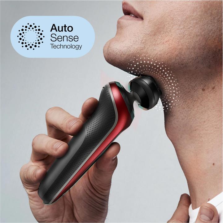 Actual product image Oral-B Braun Series 6 61-R1200s Foil Scraper Trimmer Black, Red