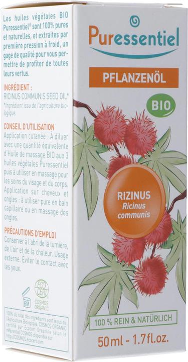 Image du produit Puressentiel huile végétale ricin bio huile (Crème pour le corps, 50 ml)