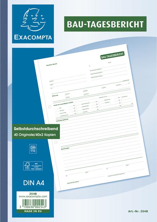 Actual product image Exacompta Carbonless forms (40x)