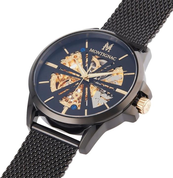 Actual product image Montignac Automatic Watch Round (Skeleton watch, 42 mm)