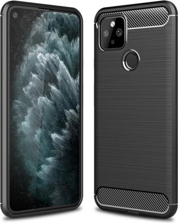 Screenguard Google Pixel 5 Cover Carbon Brushed Soft TPU (Google Pixel 5)