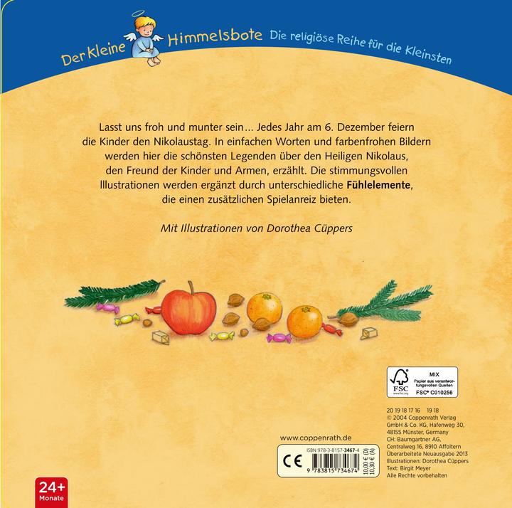 Immagine prodotto Mein Buch vom Heiligen Nikolaus (Tedesco, Birgit Meyer, Dorothea Cüppers, 2004)