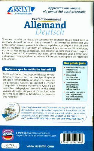 Immagine prodotto Methode. Perfectionnement Allemand - Lehrbuch (Niveau B2-C1) (Tedesco, Volker Uomo di ghiaccio, 2017)