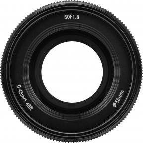 Produktbild Yongnuo Festbrennweite YN50mm F/1.8X DA DSM Pro – Fujifilm X-Mount (Fujifilm X, APS-C / DX)